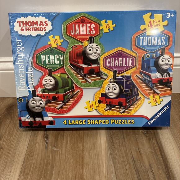 Ravensburger Thomas & Friends 4 Large Puzzles Brand New Factory Sealed - Picture 1 of 8
